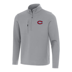 Montreal Canadiens Antigua Insider Quarter-Zip Top