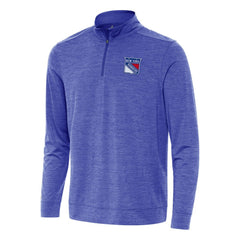 New York Rangers Antigua Bright Quarter-Zip Top