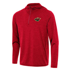 Minnesota Wild Antigua Tidy Quarter-Zip Hoodie