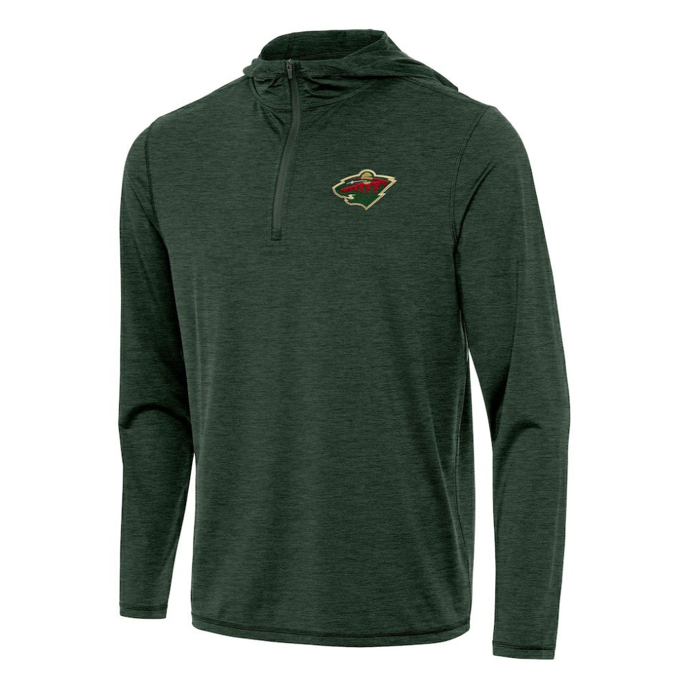Minnesota Wild Antigua Tidy Quarter-Zip Hoodie