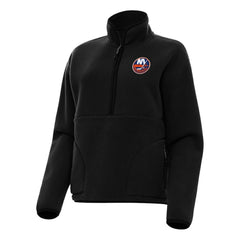 New York Islanders Antigua Women's Figure Half-Zip Pullover Sweatshirt