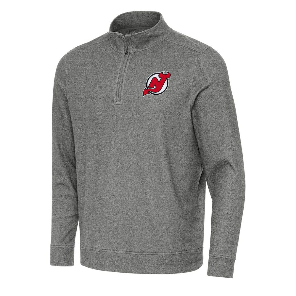 New Jersey Devils Antigua Subtle Quarter-Zip Sweatshirt