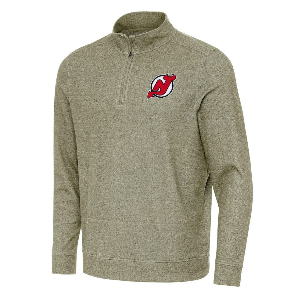 New Jersey Devils Antigua Subtle Quarter-Zip Sweatshirt