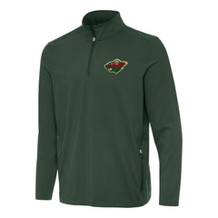 Minnesota Wild Antigua Perilous Quarter-Zip Sweatshirt