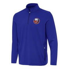New York Islanders Antigua Perilous Quarter-Zip Sweatshirt
