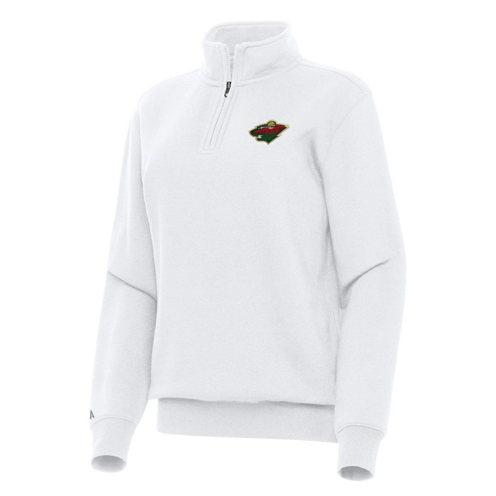 Minnesota Wild Antigua Women's Victory Quarter-Zip Sweatshirt