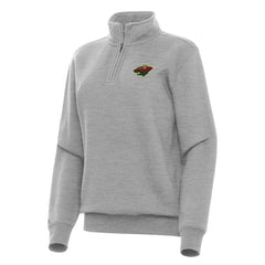 Minnesota Wild Antigua Women's Victory Quarter-Zip Sweatshirt