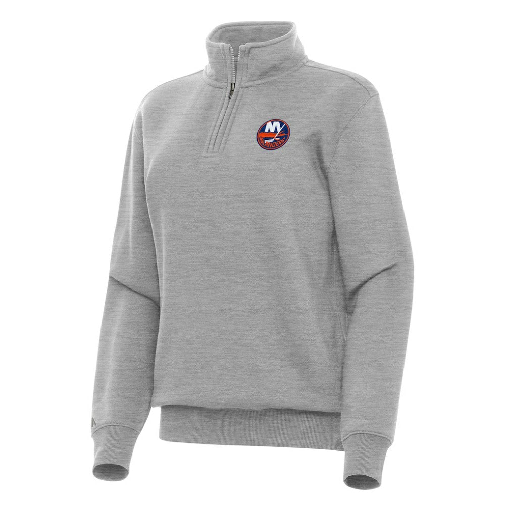 New York Islanders Antigua Women's Victory Quarter-Zip Sweatshirt