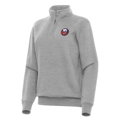 New York Islanders Antigua Women's Victory Quarter-Zip Sweatshirt