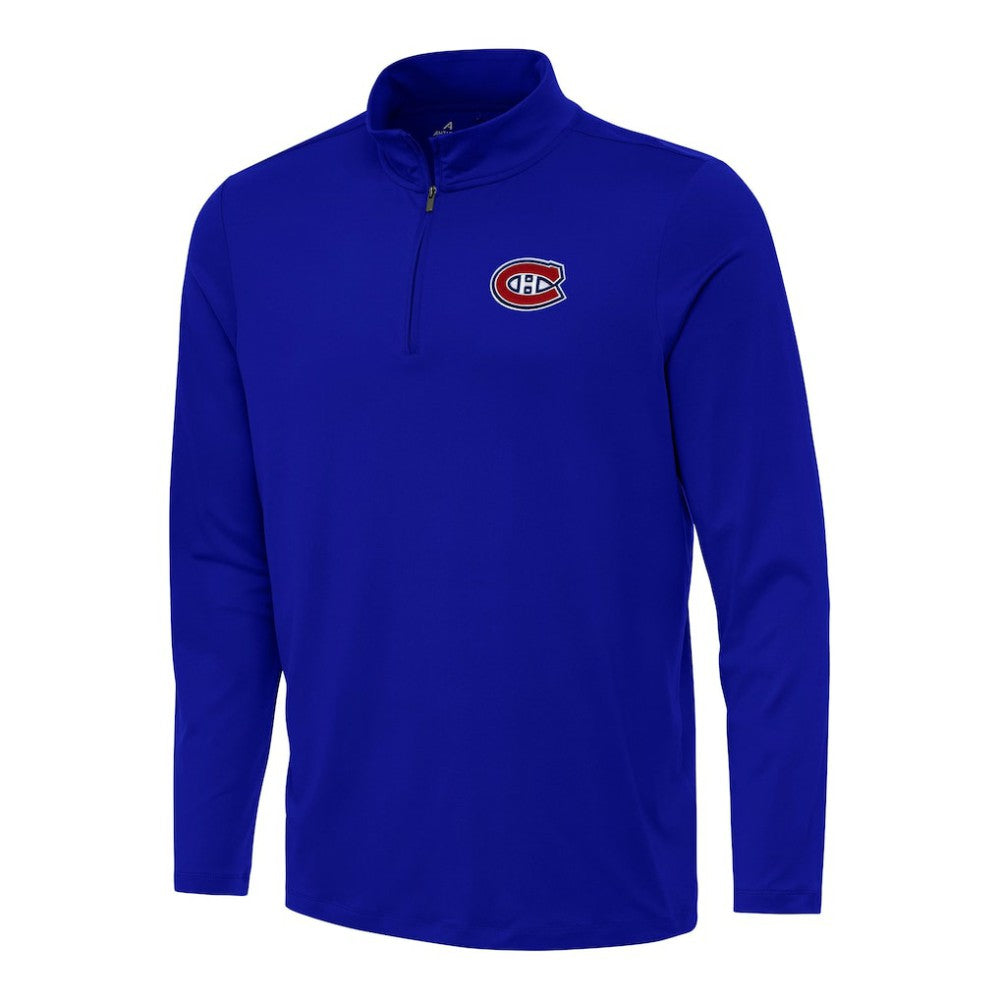 Montreal Canadiens Antigua Reprocess Quarter-Zip Top