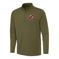 New Jersey Devils Antigua Reprocess Quarter-Zip Top