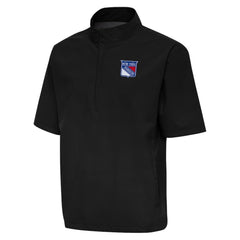 New York Rangers Antigua Brisk Quarter-Zip Windbreaker