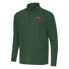 Minnesota Wild Antigua Intent Quarter-Zip Top