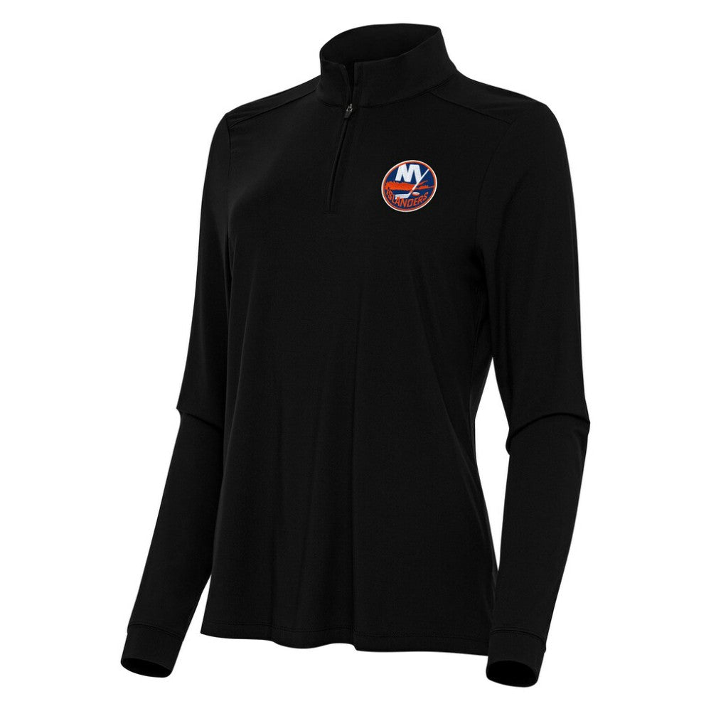 New York Islanders Antigua Women's Intent Quarter-Zip Top