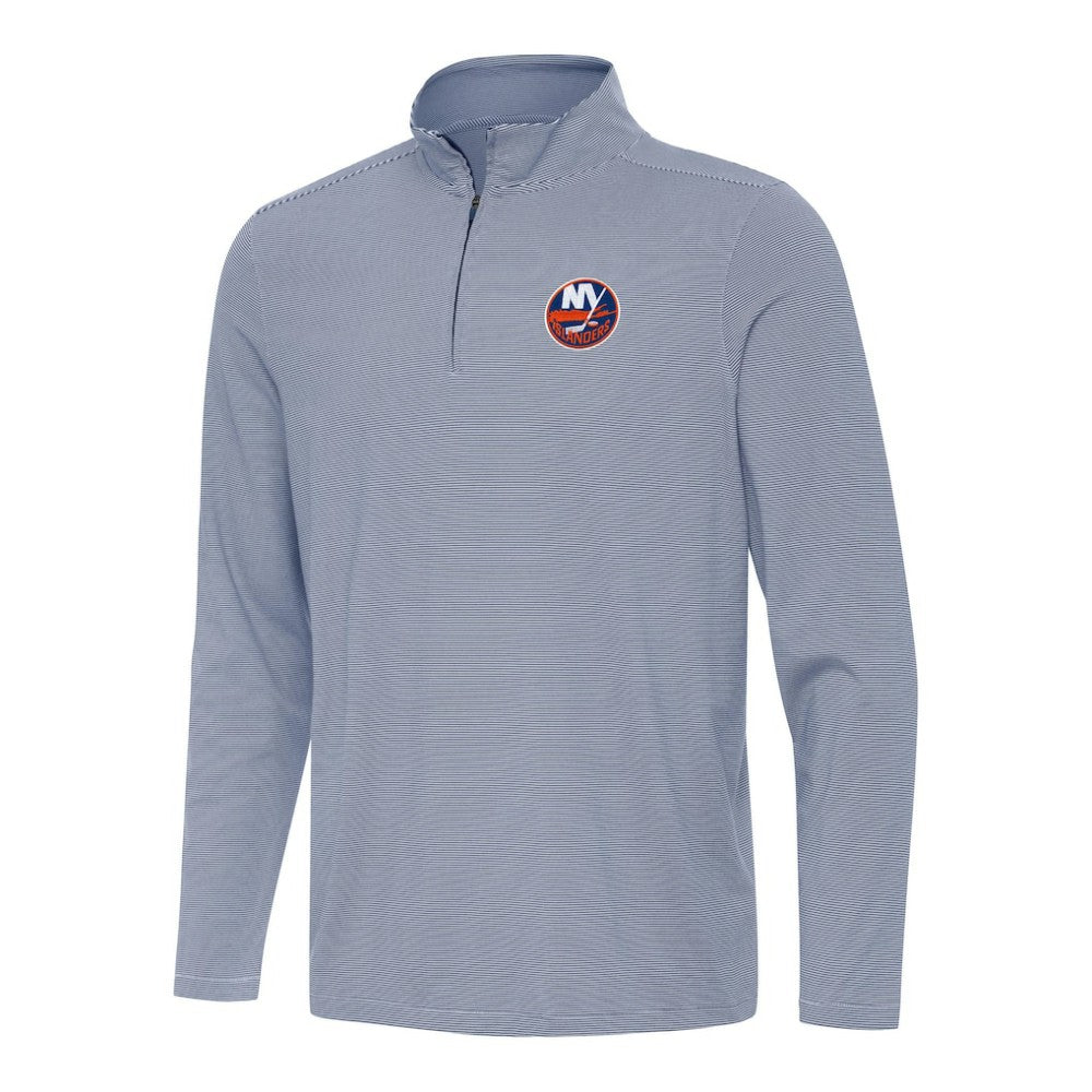 New York Islanders Antigua Twine Quarter-Zip Top