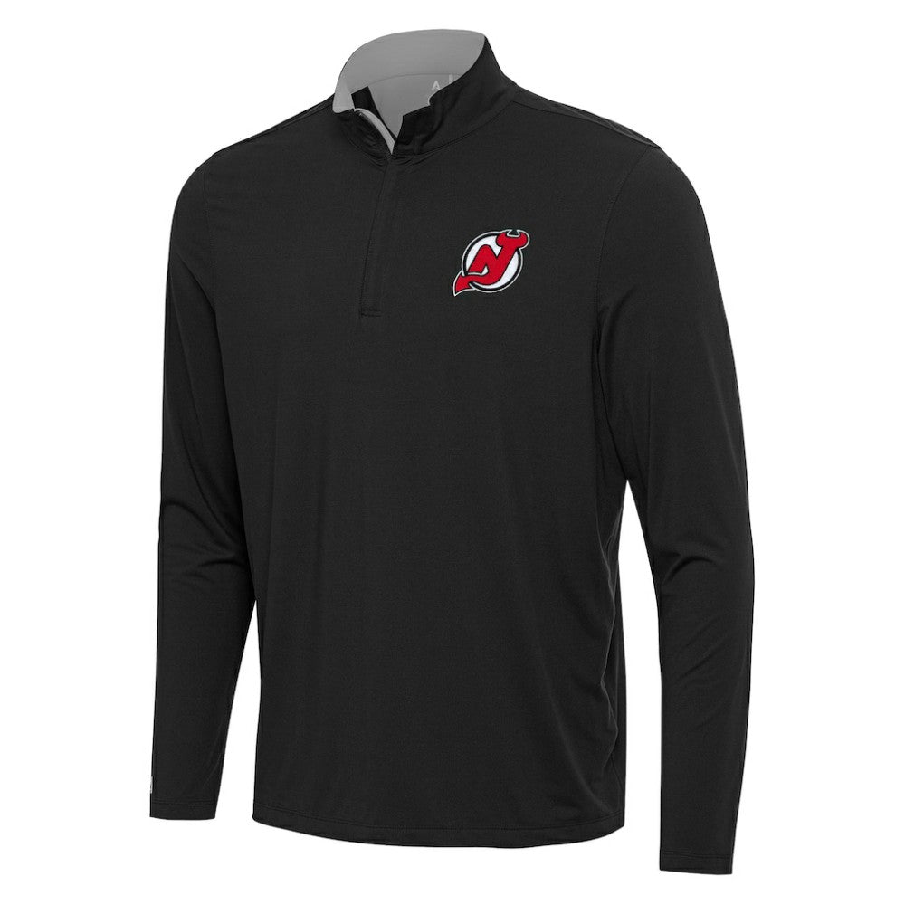 New Jersey Devils Antigua Content Quarter-Zip Pullover Top