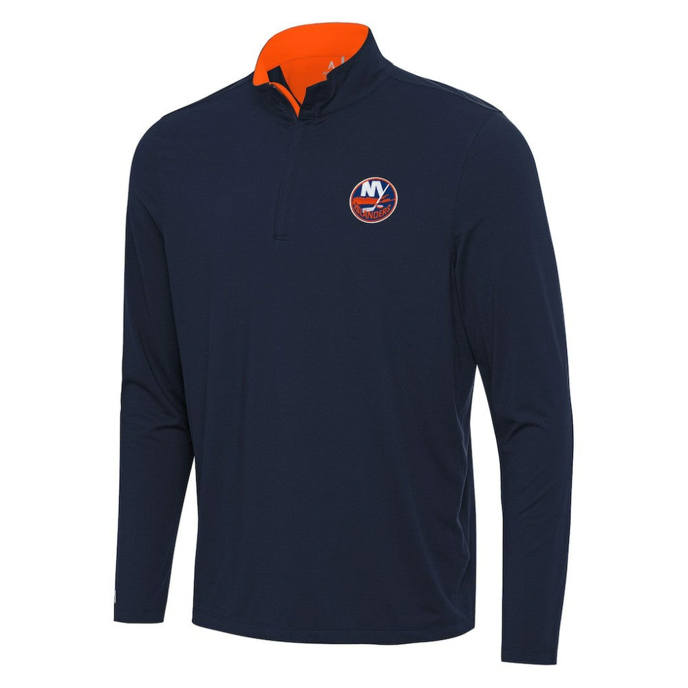 New York Islanders Antigua Content Quarter-Zip Pullover Top