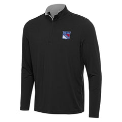New York Rangers Antigua Content Quarter-Zip Pullover Top