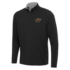 Minnesota Wild Antigua Content Quarter-Zip Pullover Top