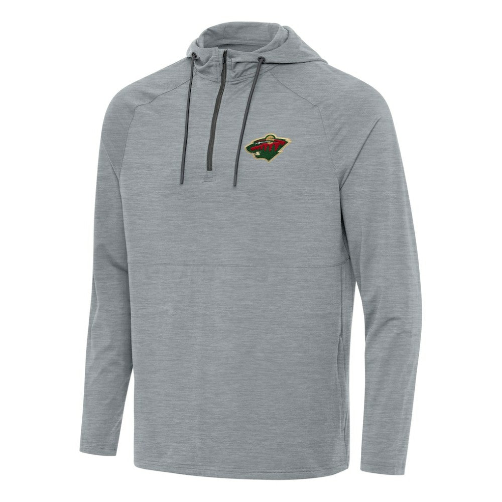 Minnesota Wild Antigua Spikes Quarter-Zip Hoodie