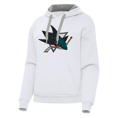San Jose Sharks Antigua Women's Victory Pullover Hoodie