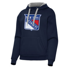 New York Rangers Antigua Women's Victory Pullover Hoodie