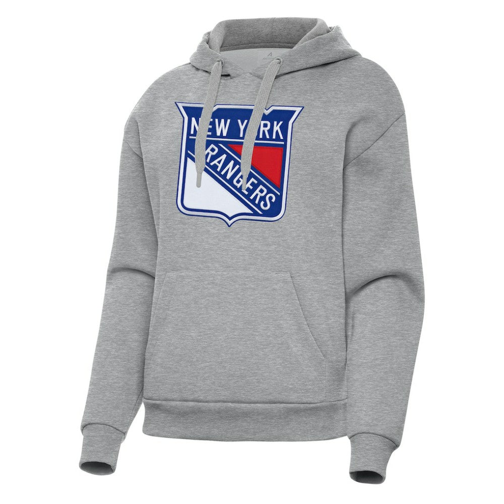 New York Rangers Antigua Women's Victory Pullover Hoodie