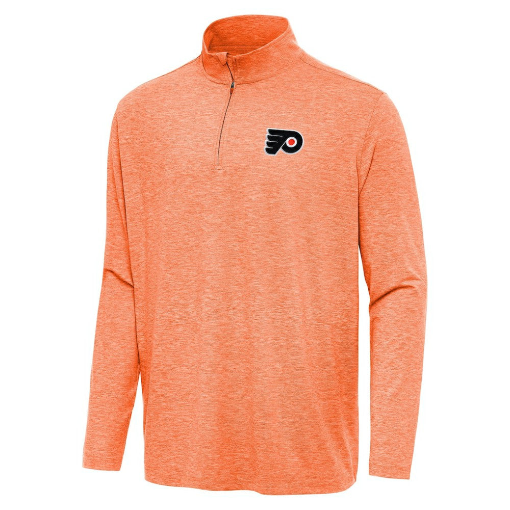 Philadelphia Flyers Antigua Hunk Quarter-Zip Top
