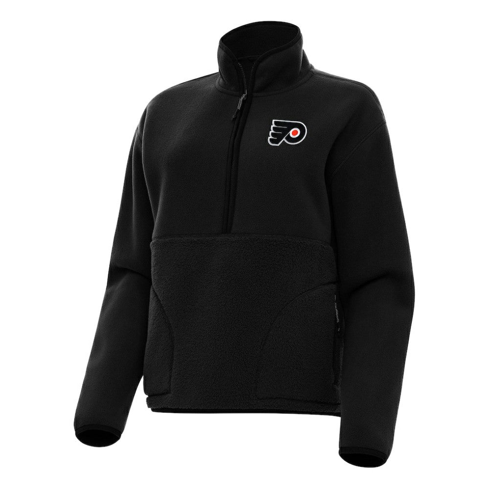Philadelphia Flyers Antigua Women's Figure Half-Zip Pullover Sweatshirt