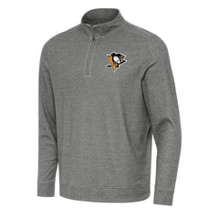 Pittsburgh Penguins Antigua Subtle Quarter-Zip Sweatshirt