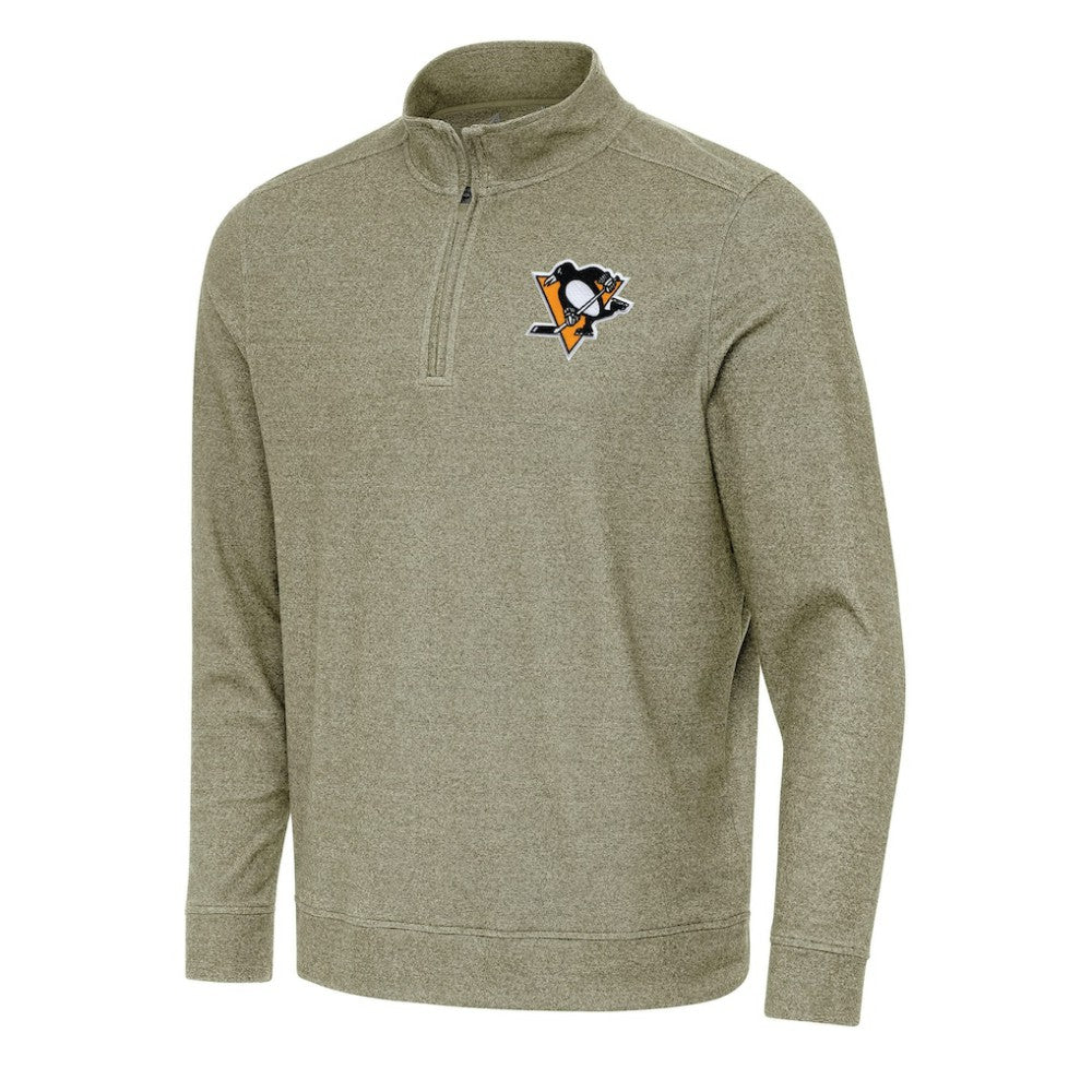 Pittsburgh Penguins Antigua Subtle Quarter-Zip Sweatshirt