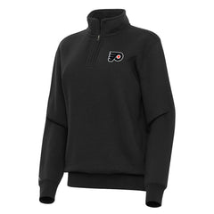 Philadelphia Flyers Antigua Women's Victory Quarter-Zip Sweatshirt