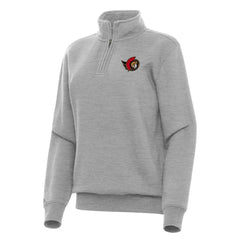 Ottawa Senators Antigua Women's Victory Quarter-Zip Sweatshirt