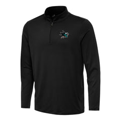 San Jose Sharks Antigua Reprocess Quarter-Zip Top