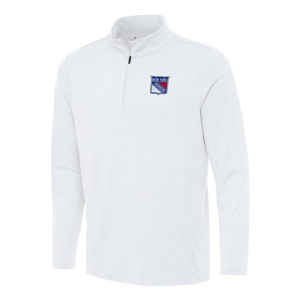 New York Rangers Antigua Reprocess Quarter-Zip Top