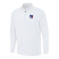 New York Rangers Antigua Reprocess Quarter-Zip Top