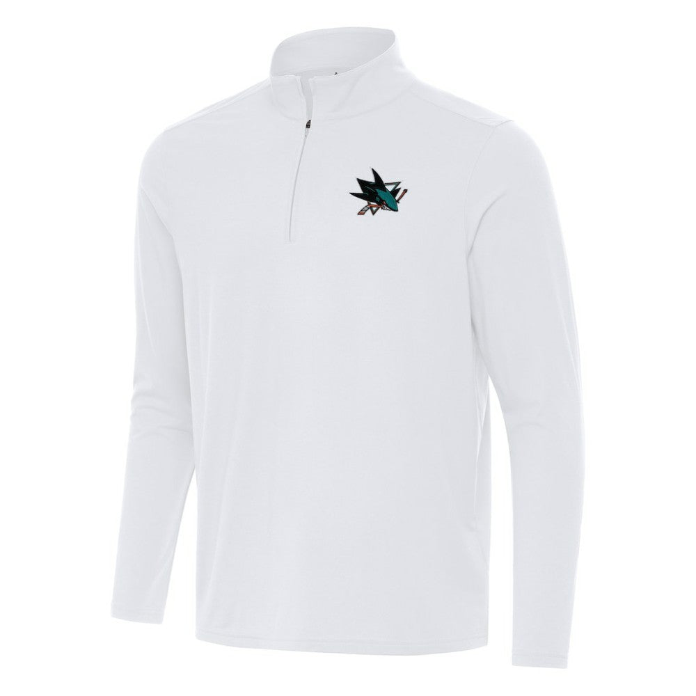 San Jose Sharks Antigua Intent Quarter-Zip Top