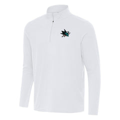 San Jose Sharks Antigua Intent Quarter-Zip Top
