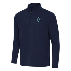 Seattle Kraken Antigua Intent Quarter-Zip Top