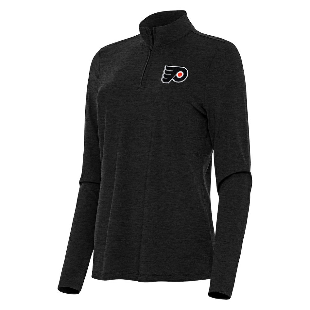 Philadelphia Flyers Antigua Women's Bright Quarter-Zip Top