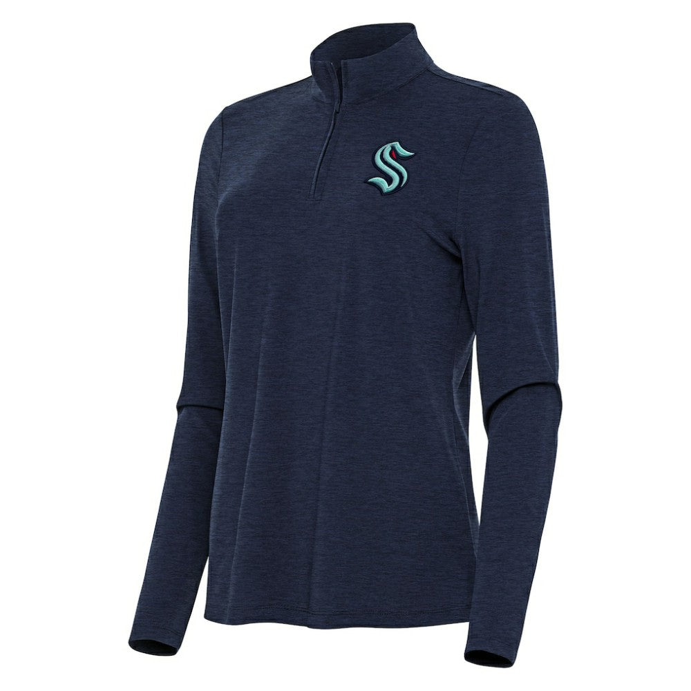 Seattle Kraken Antigua Women's Bright Quarter-Zip Top