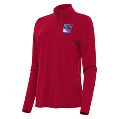 New York Rangers Antigua Women's Bright Quarter-Zip Top