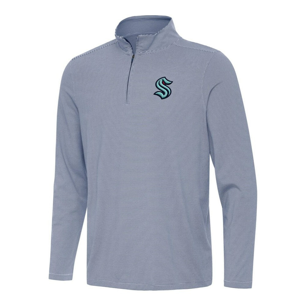 Seattle Kraken Antigua Twine Quarter-Zip Top