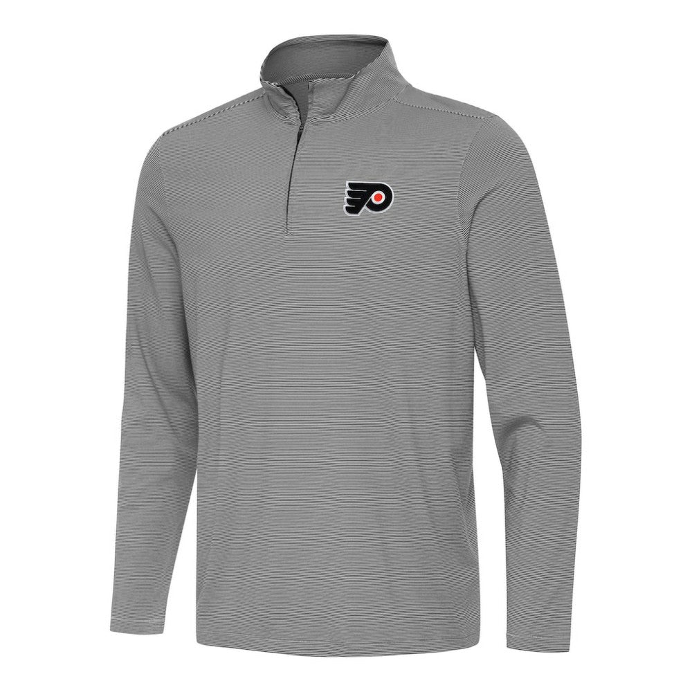 Philadelphia Flyers Antigua Twine Quarter-Zip Top