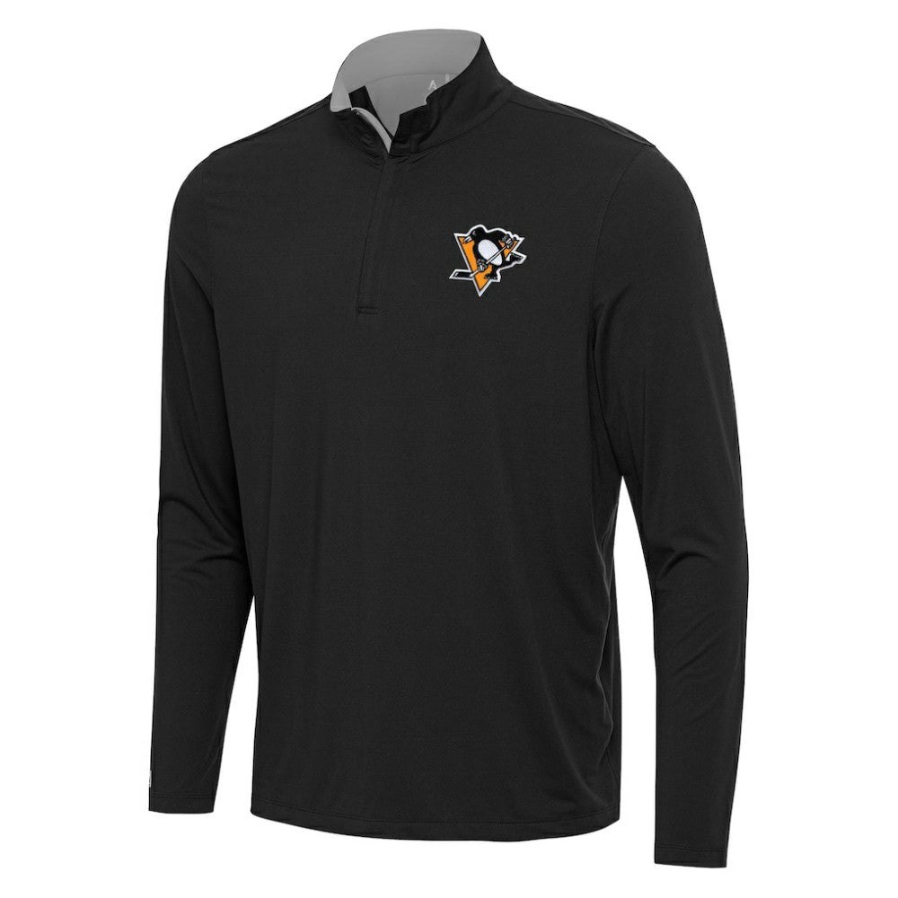 Pittsburgh Penguins Antigua Content Quarter-Zip Pullover Top