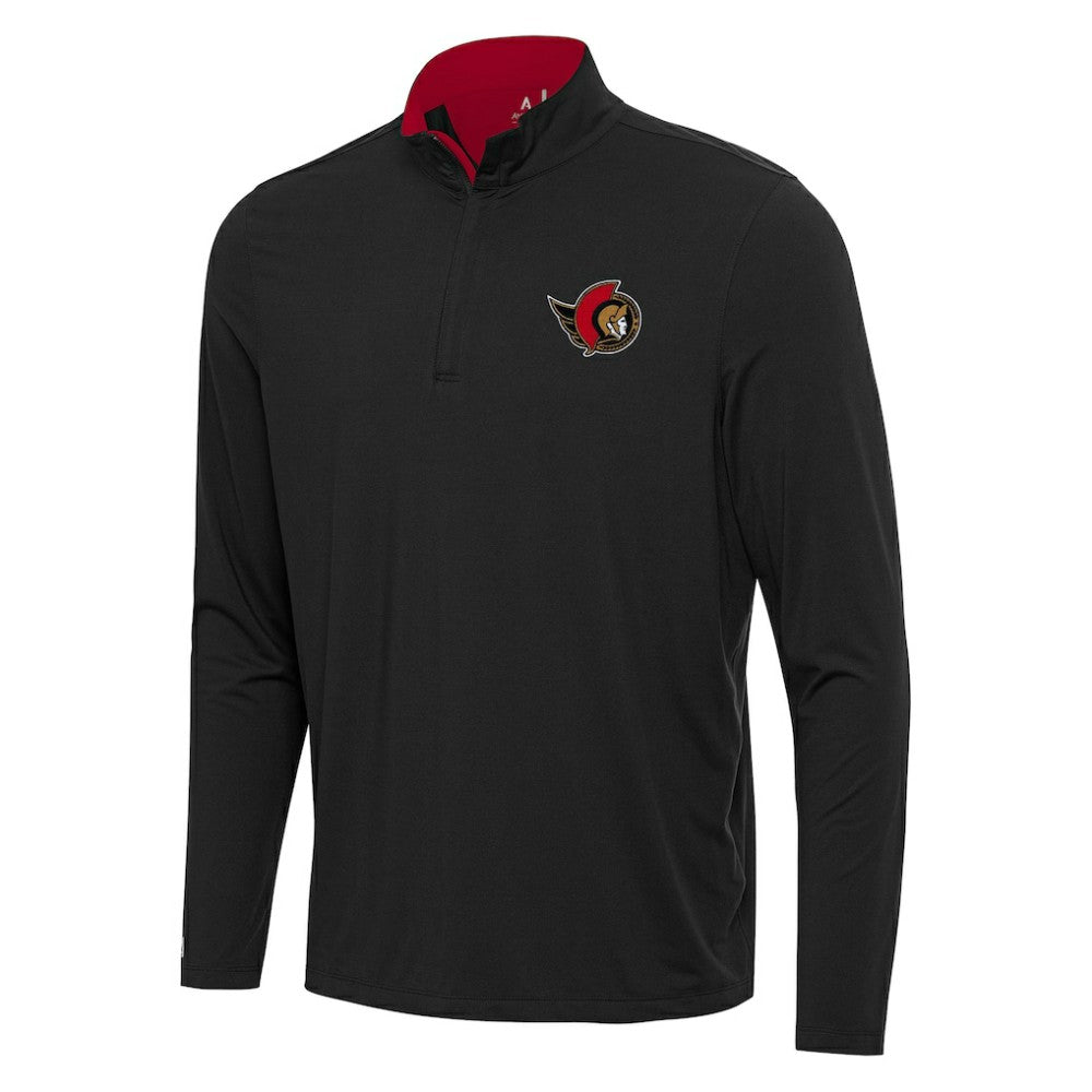 Ottawa Senators Antigua Content Quarter-Zip Pullover Top