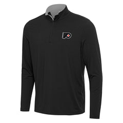Philadelphia Flyers Antigua Content Quarter-Zip Pullover Top