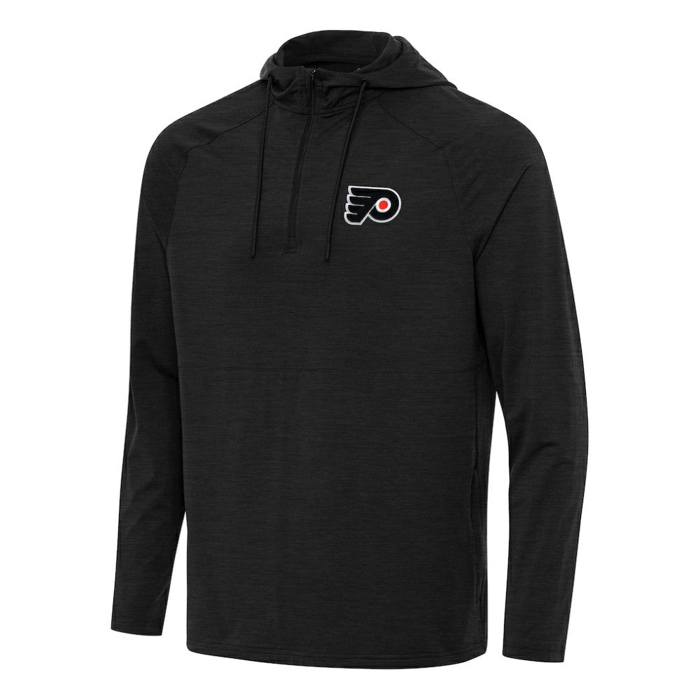 Philadelphia Flyers Antigua Spikes Quarter-Zip Hoodie