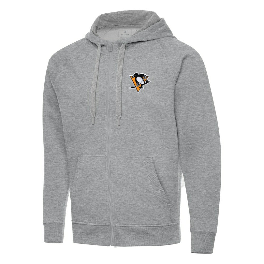 Pittsburgh Penguins Antigua Big & Tall Victory Full-Zip Hoodie