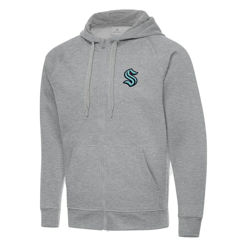 Seattle Kraken Antigua Big & Tall Victory Full-Zip Hoodie